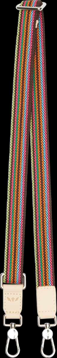 Brown Slim Webbing Crossbody Strap - 9035