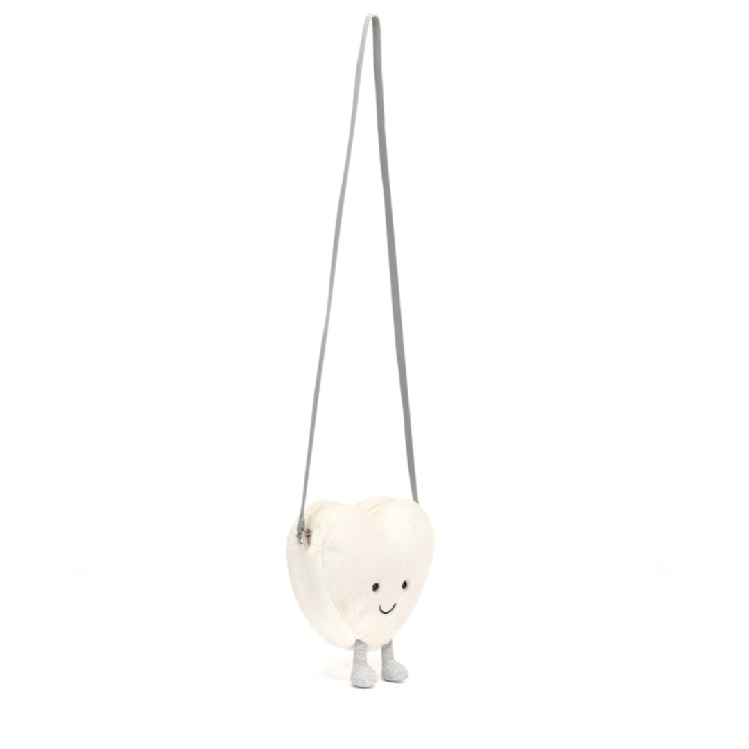 JellyCat Amuseables Cream Heart Bag