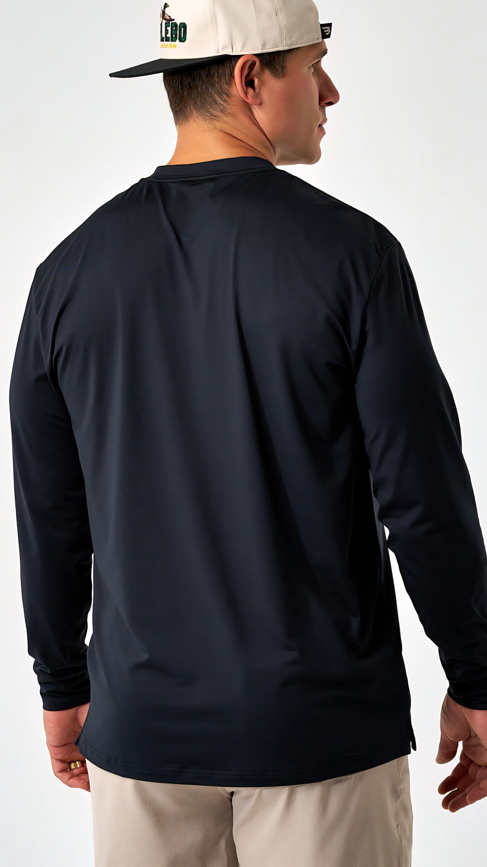 Burlebo Long Sleeve Go To Tee in Black