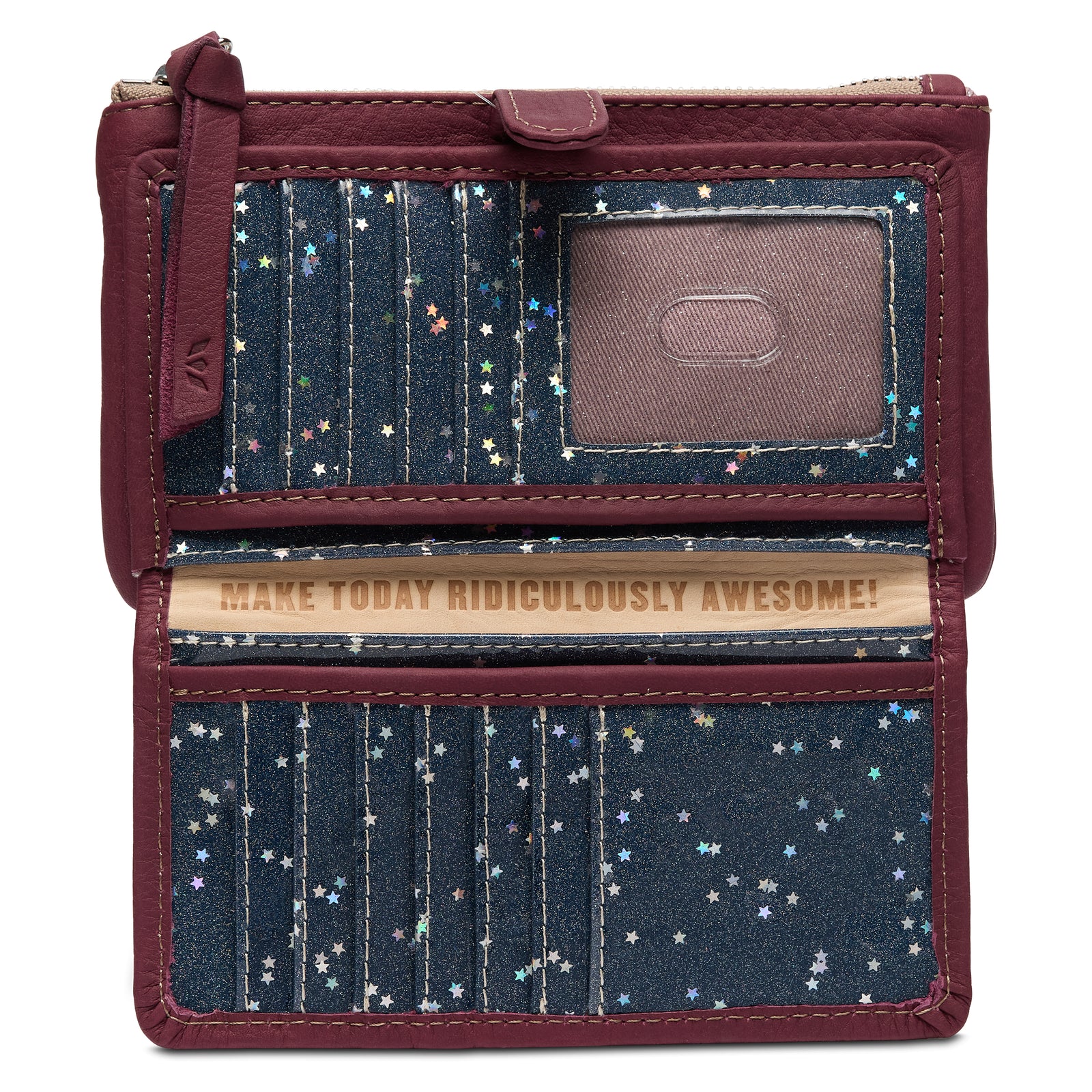 Consuela Slim Wallet Plum