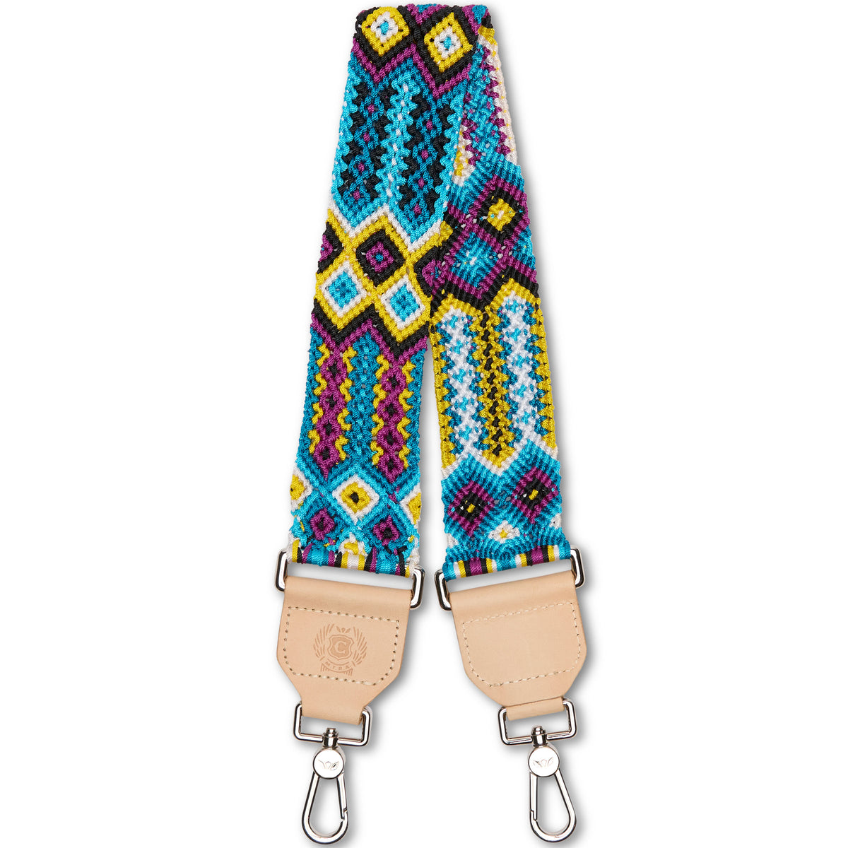 Consuela Wide Woven Shoulder Strap Blueberry