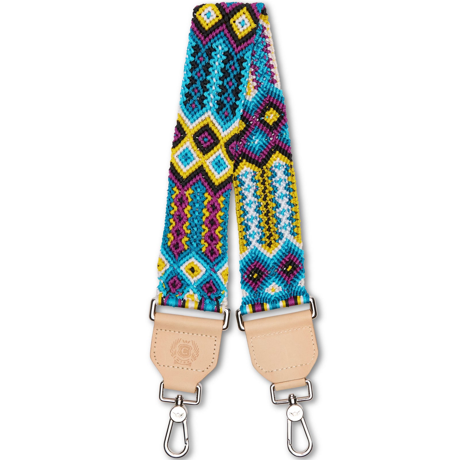 Consuela Wide Woven Shoulder Strap Blueberry