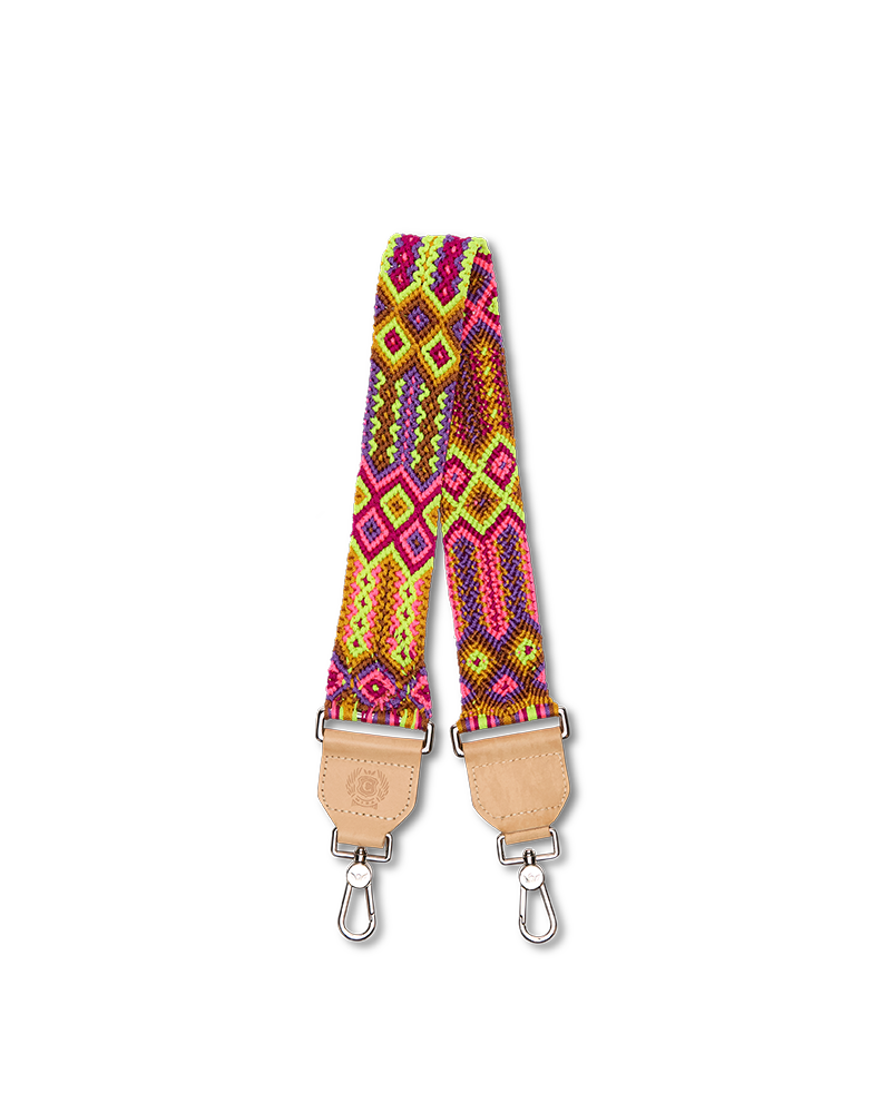 Consuela Wide Woven Shoulder Strap Mai Tai