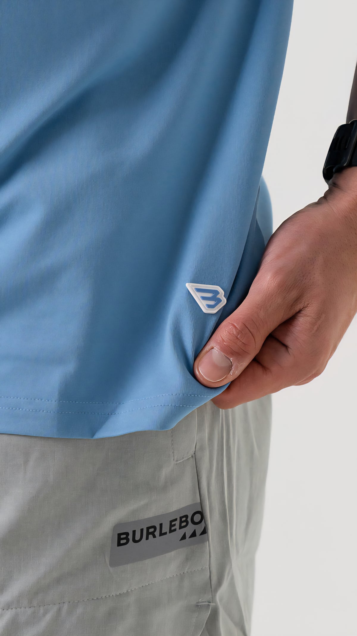 Burlebo Go To Tee - Slate Blue