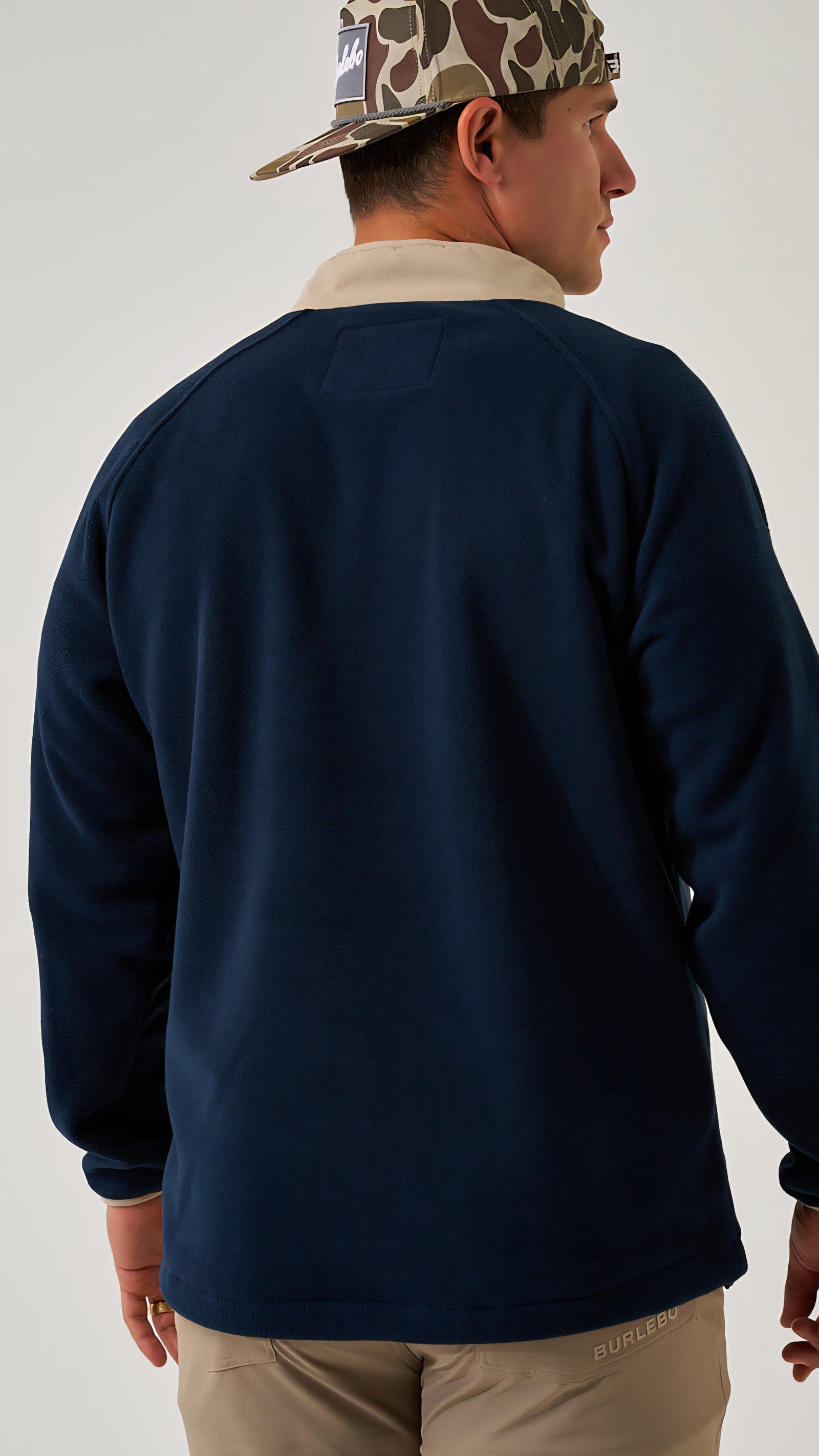 Burlebo Micro Fleece Jacket Dark Blue