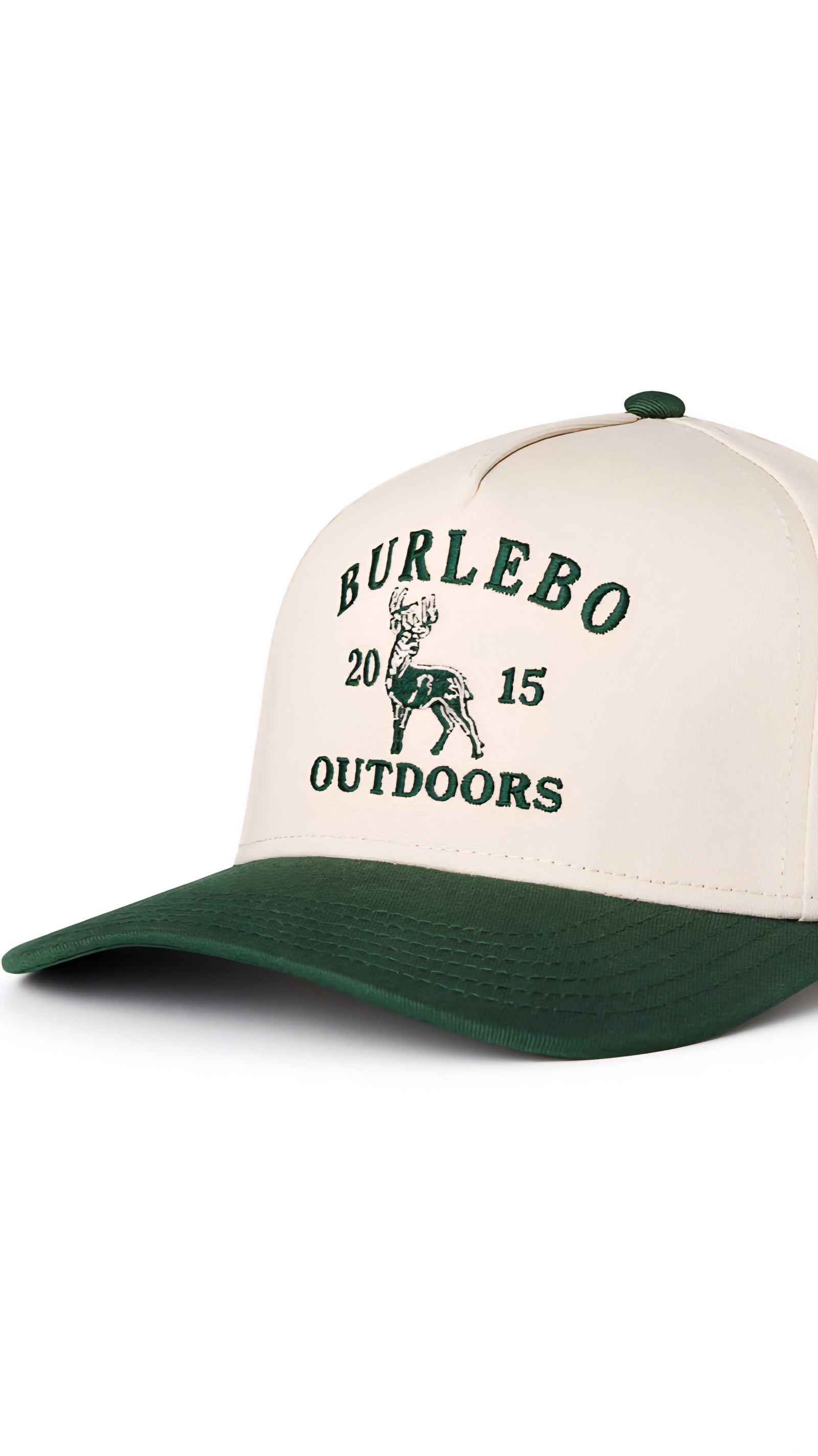 Burlebo Performance Cap Vintage Whitetail Deer Cream