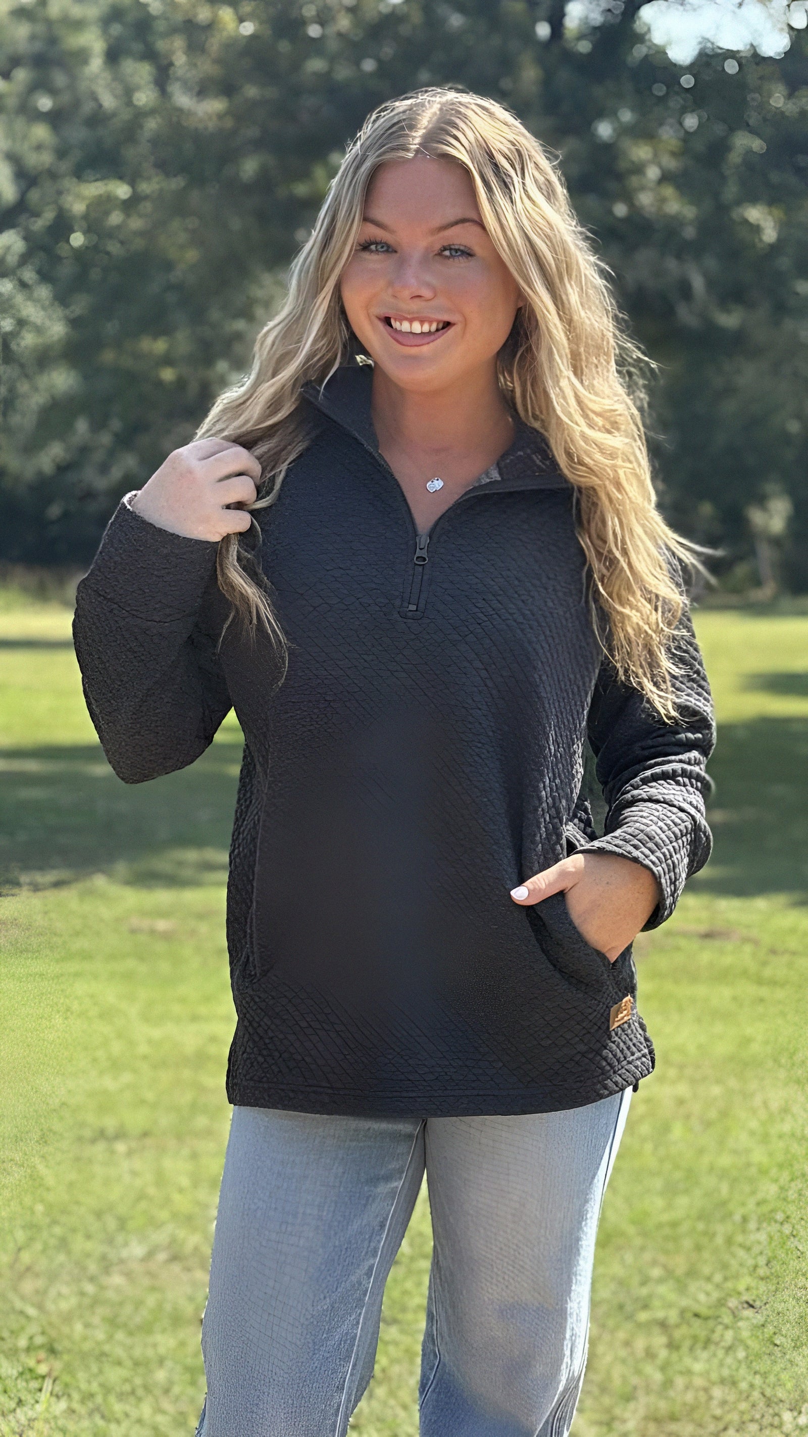 Royce Wallace Quilted Quarter Zip in 2 Colors