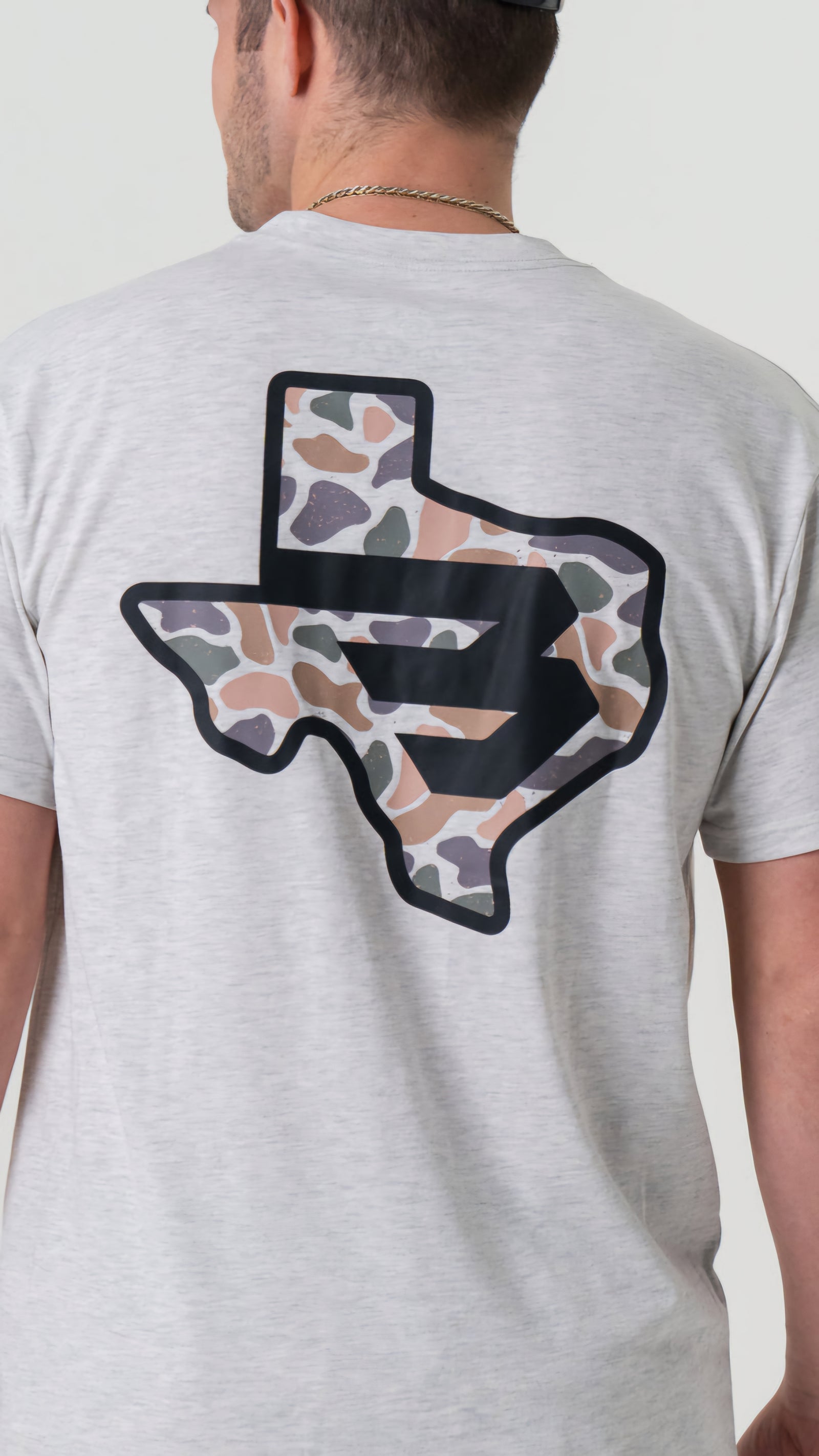 Burlebo Short Sleeve Texas Camo Flying B