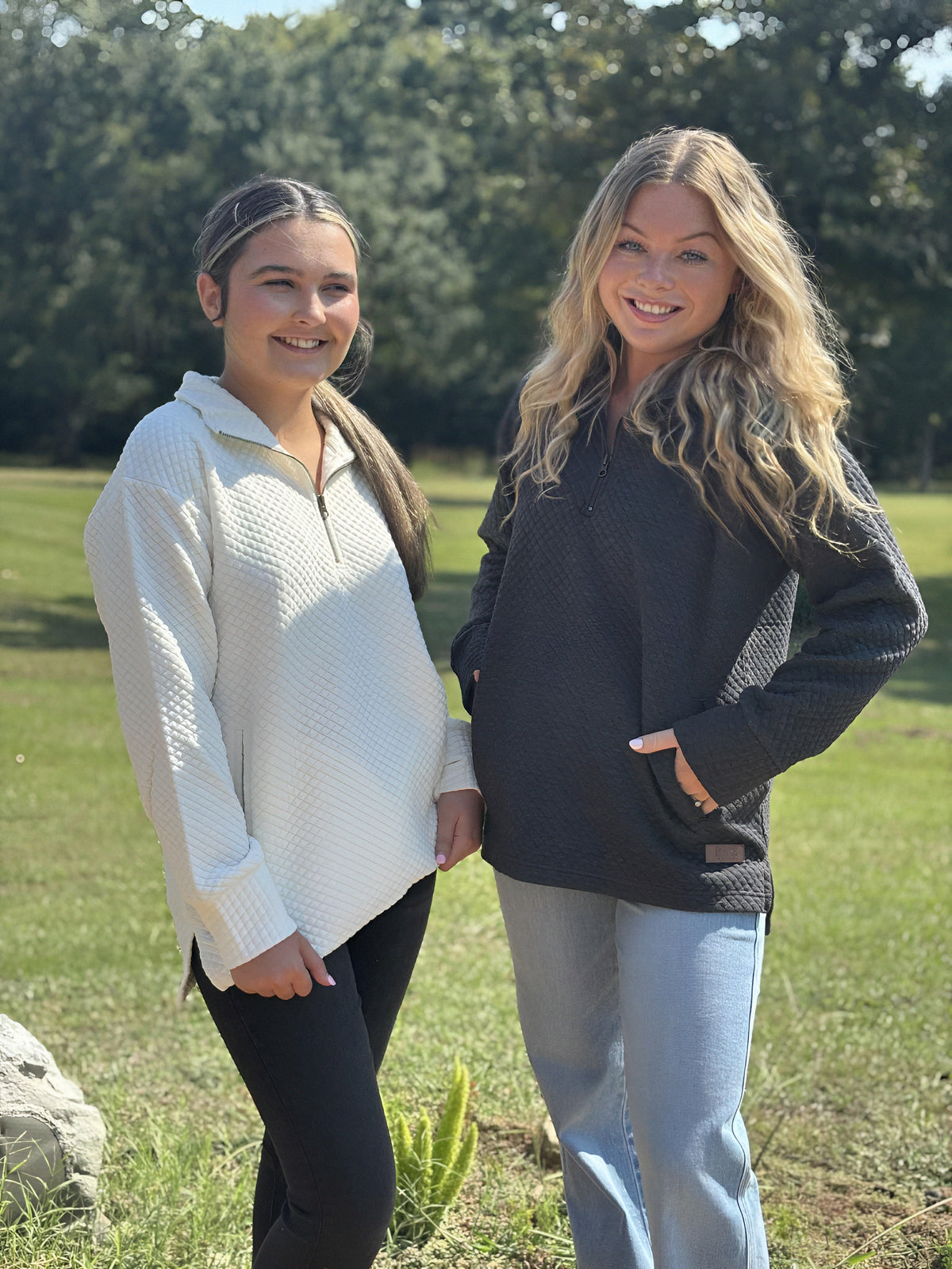 Royce Wallace Quilted Quarter Zip in 2 Colors