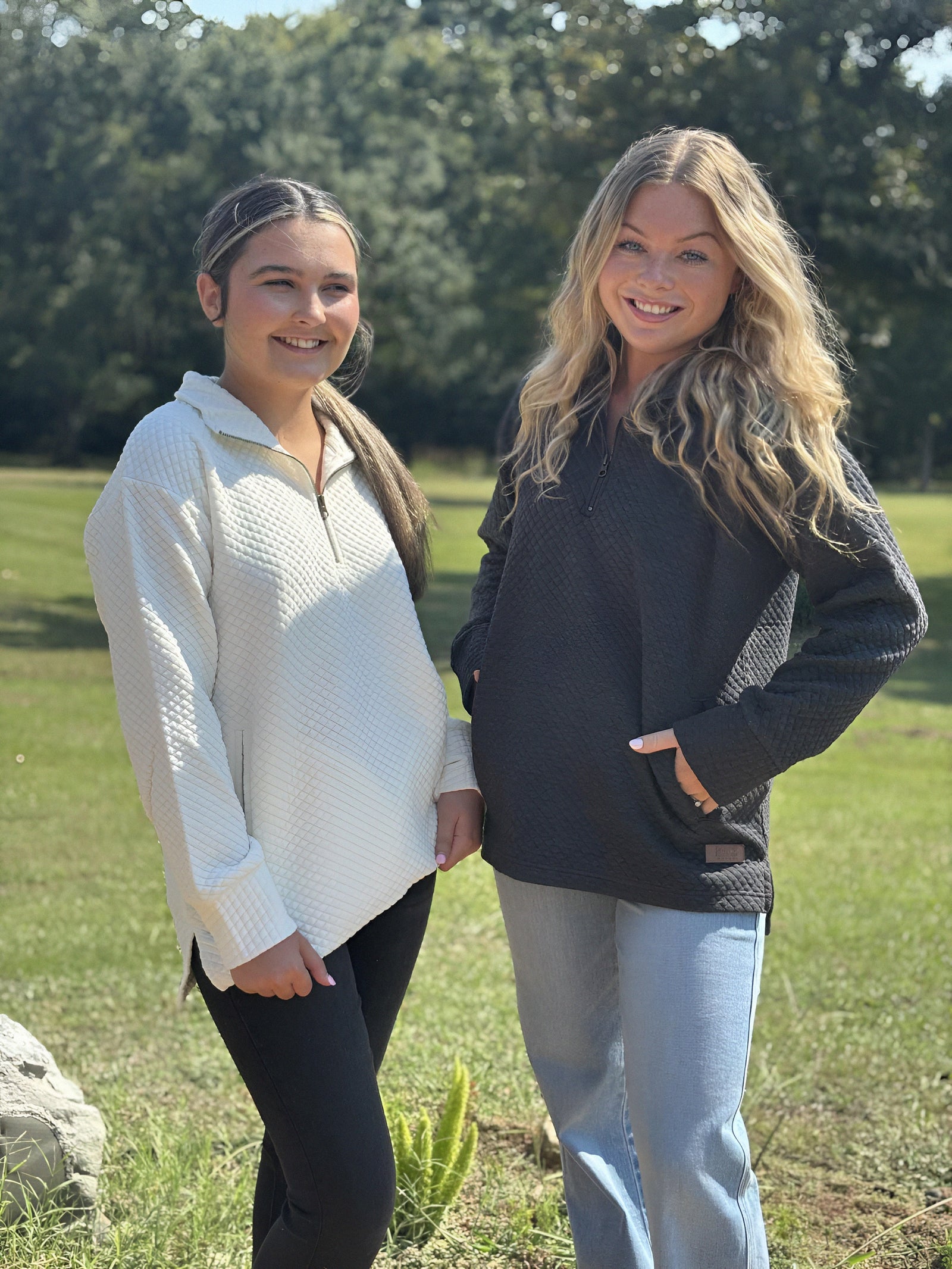 Royce Wallace Quilted Quarter Zip in 2 Colors