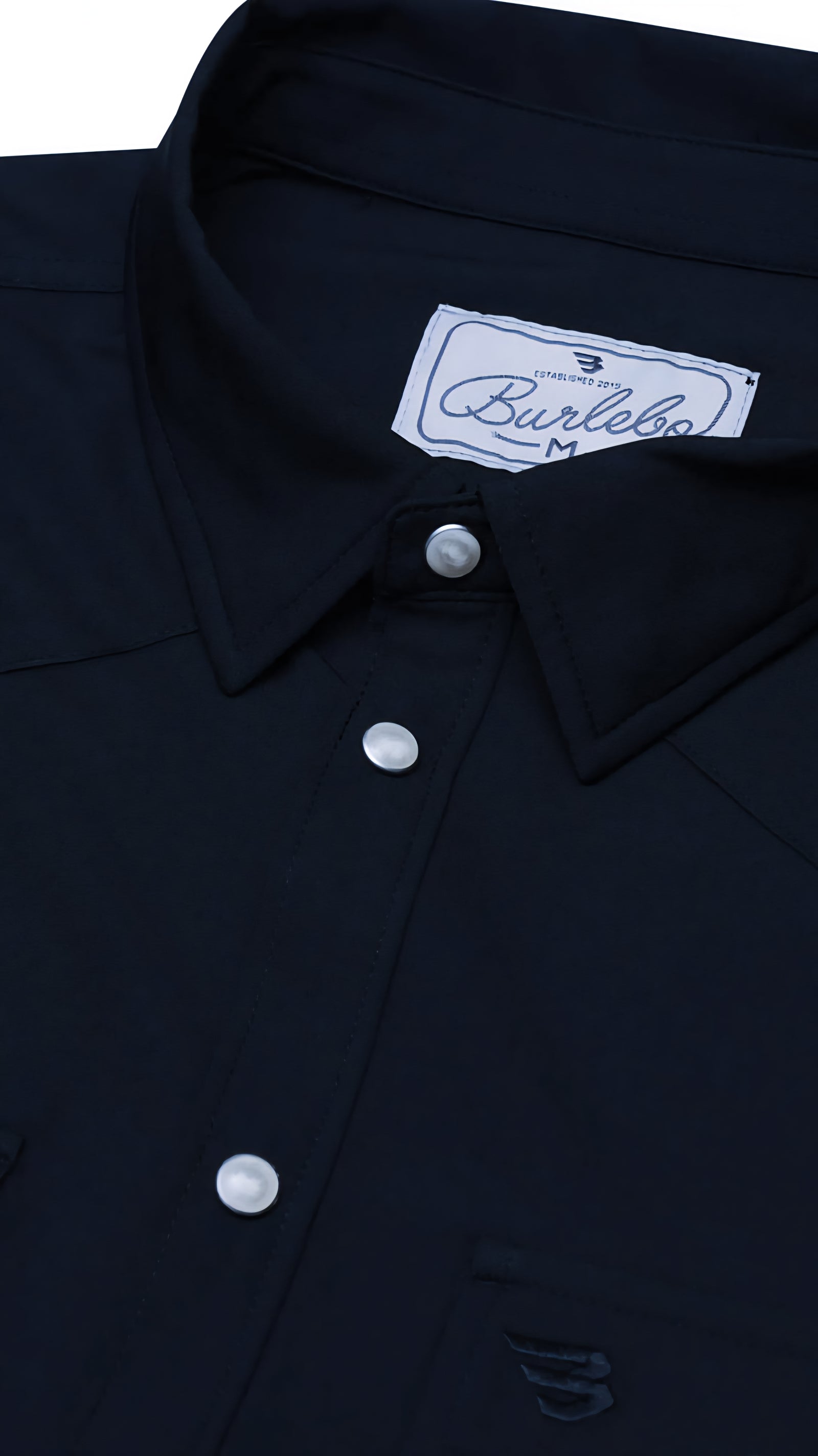 Burlebo Performance Western Shirt Navy