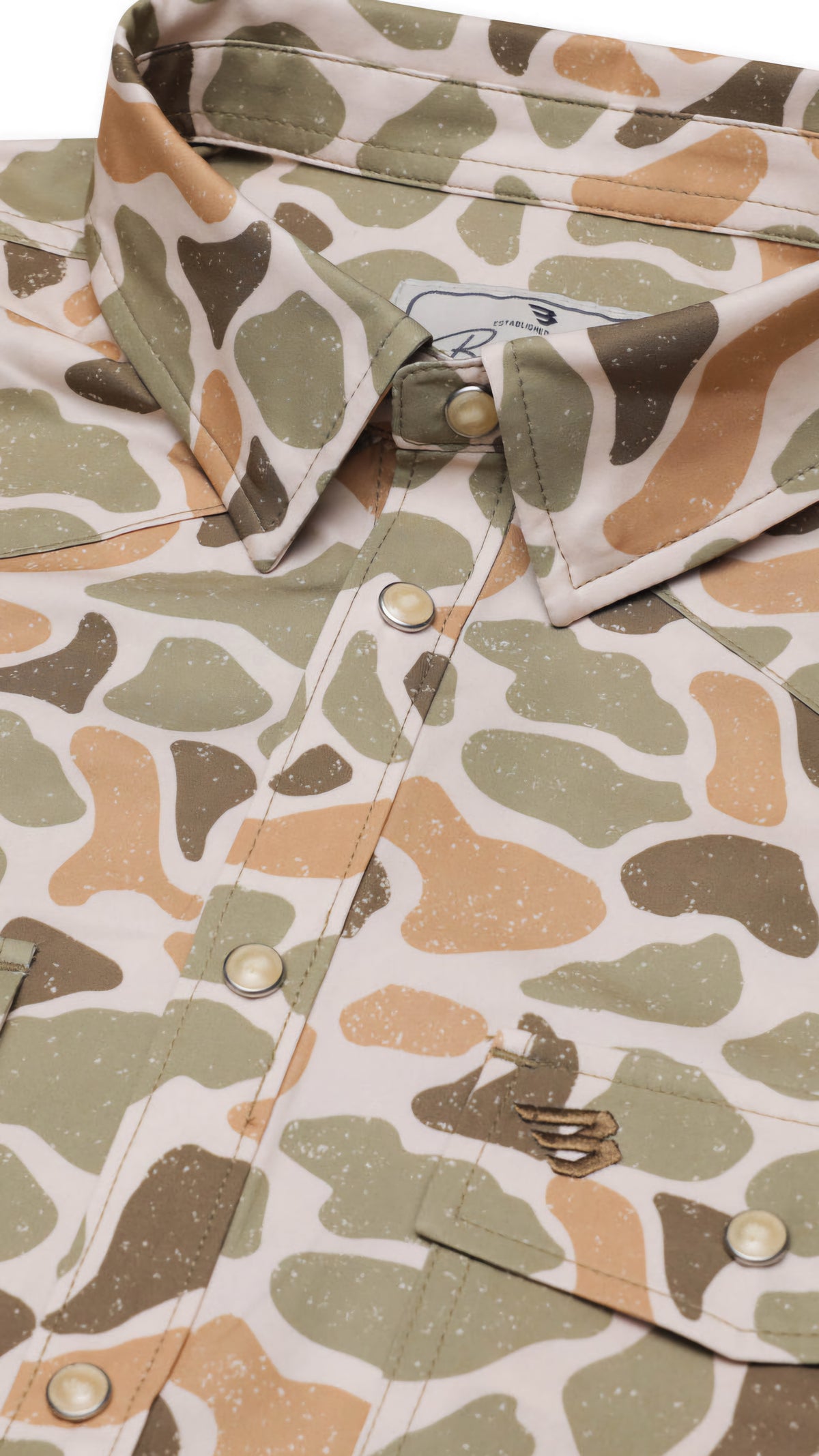 Burlebo Performance Western Shirt - Venado Camo