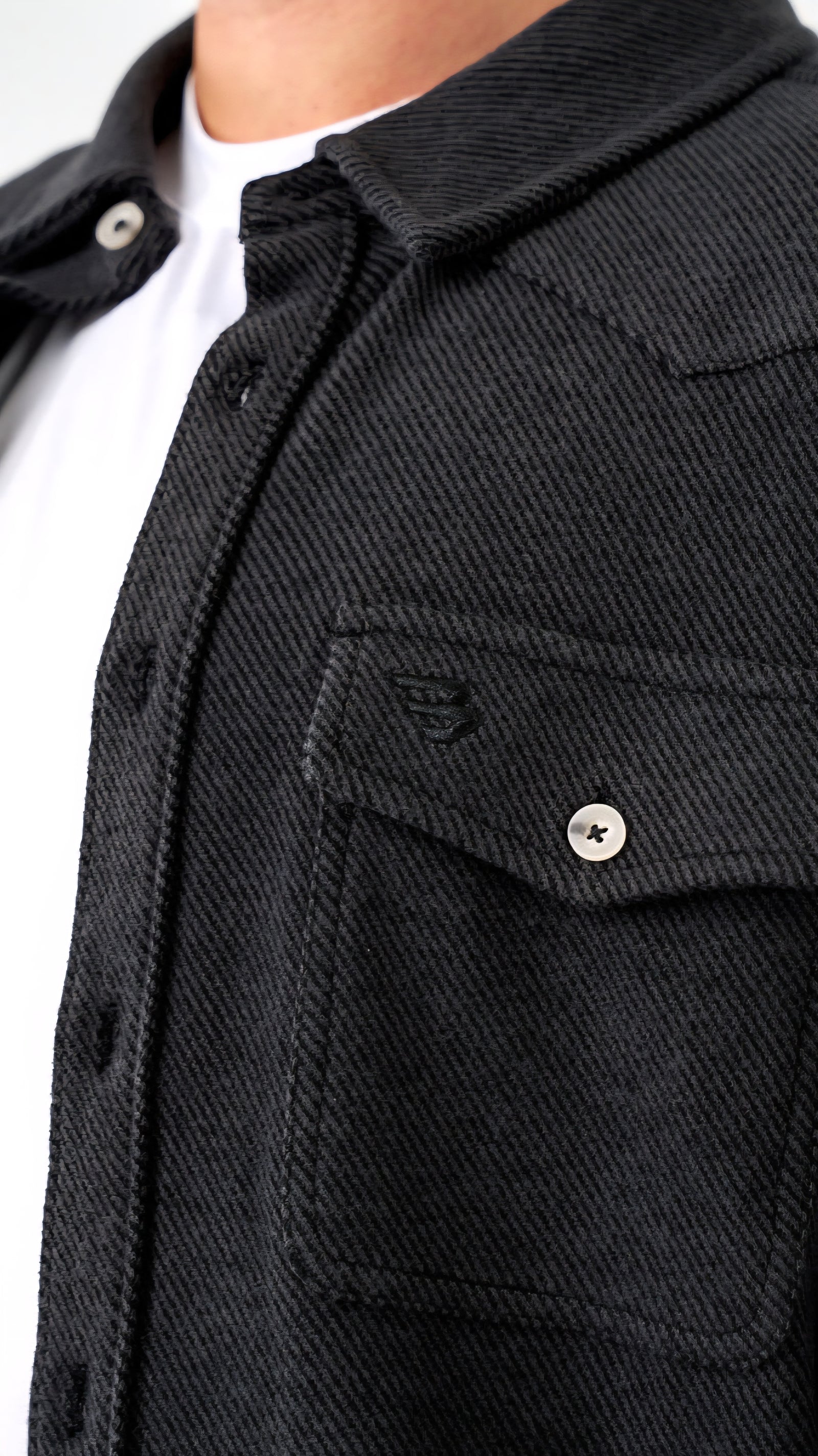 Burlebo Long Sleeve Austin Shirt Heather Black