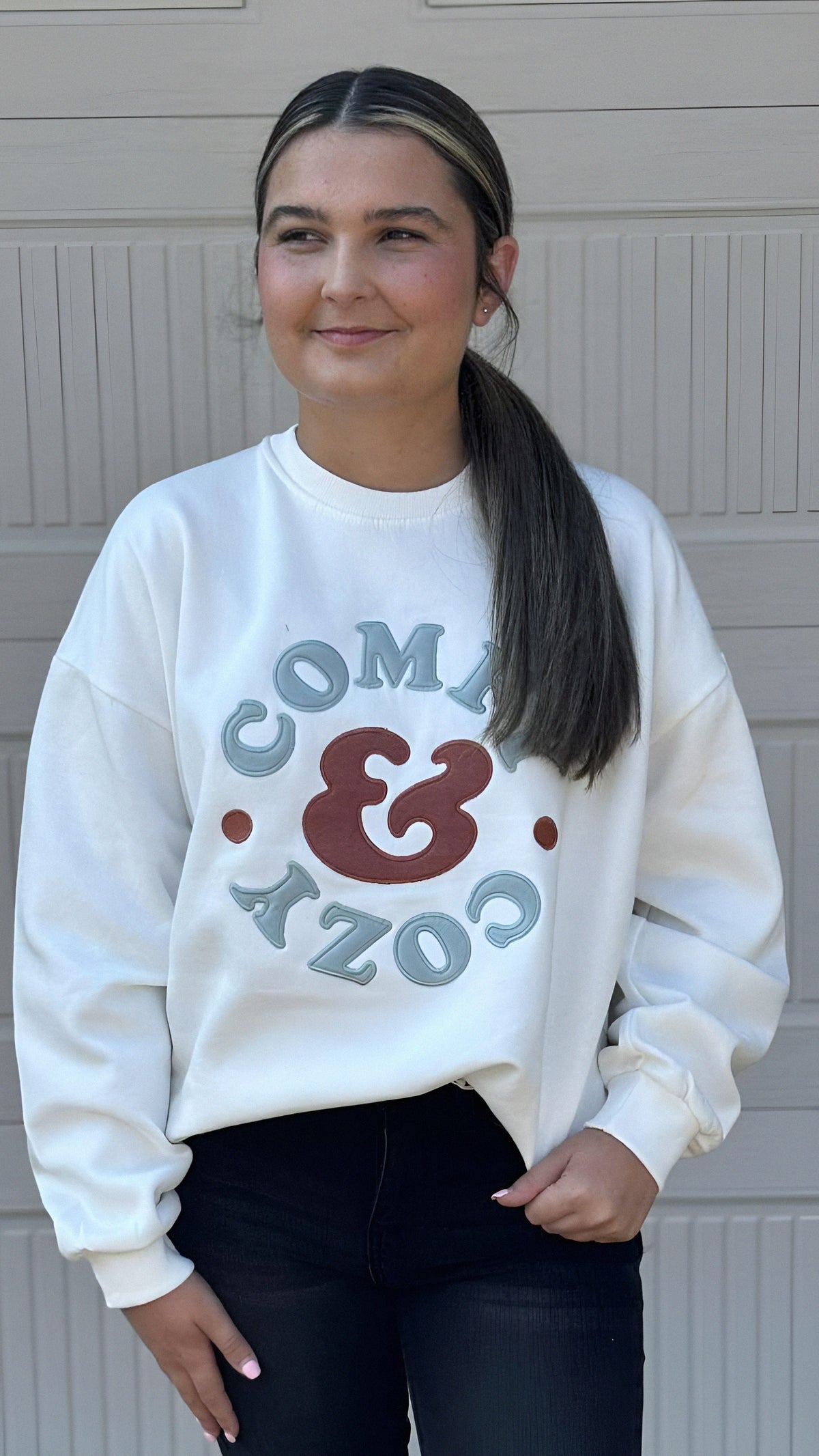Comfy &amp; Cozy Fall Long Sleeve Sweatshirt