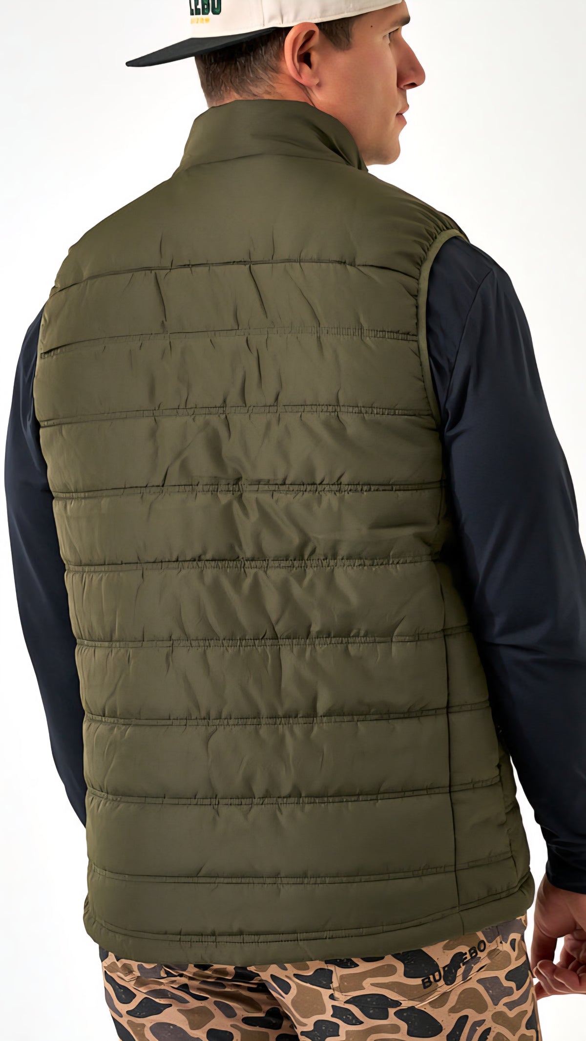 Burlebo Puffer Vest - Mallard Green