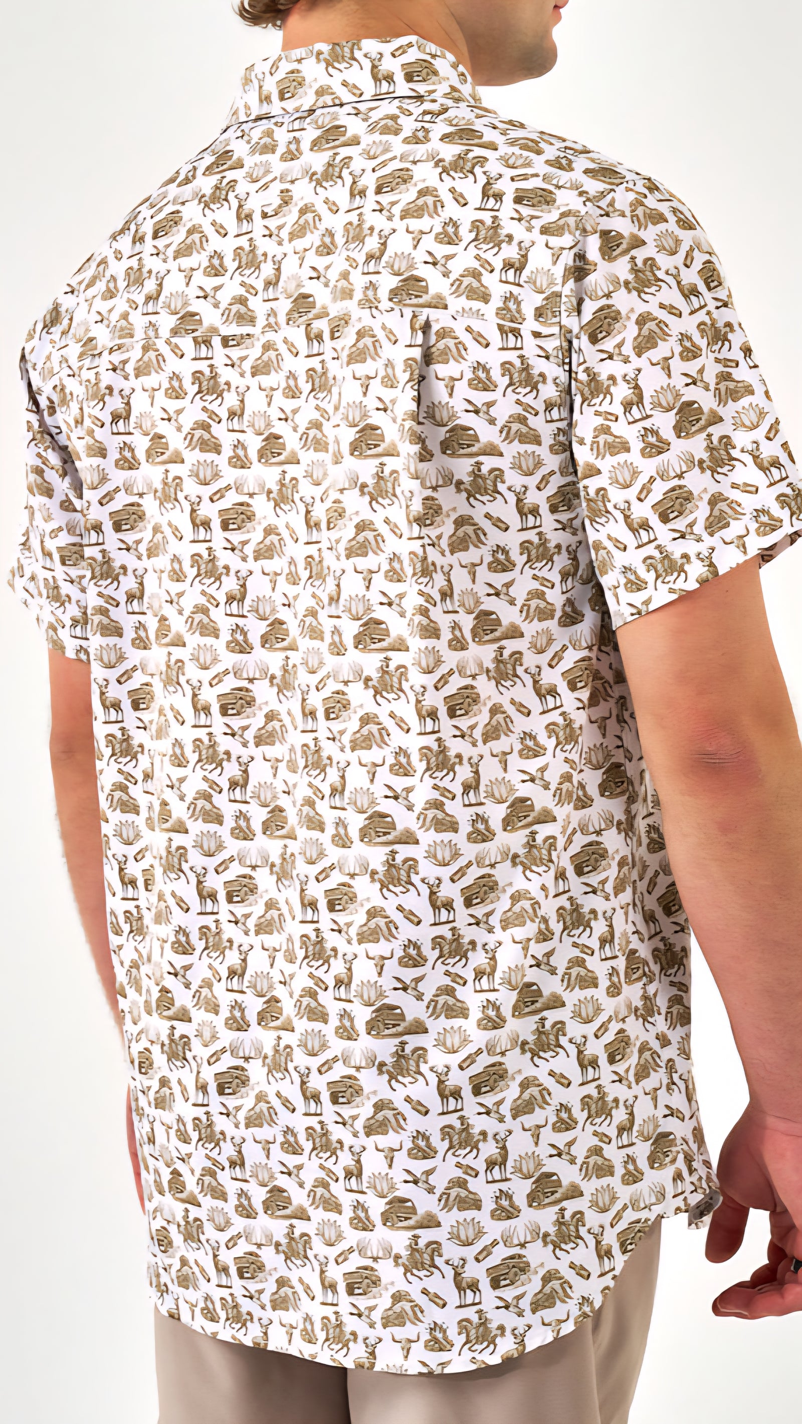 Burlebo Performance Button Up Into The Wild