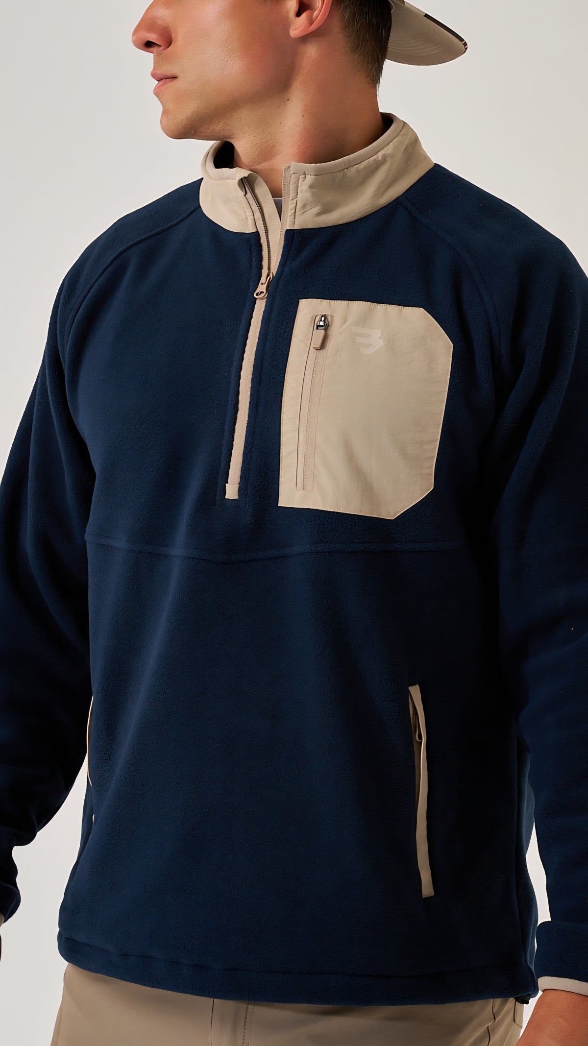 Burlebo Micro Fleece Jacket Dark Blue