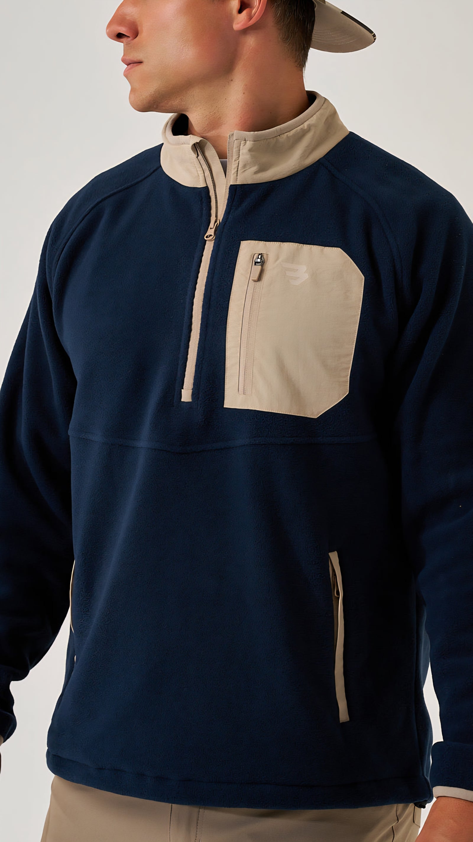 Burlebo Micro Fleece Jacket Dark Blue