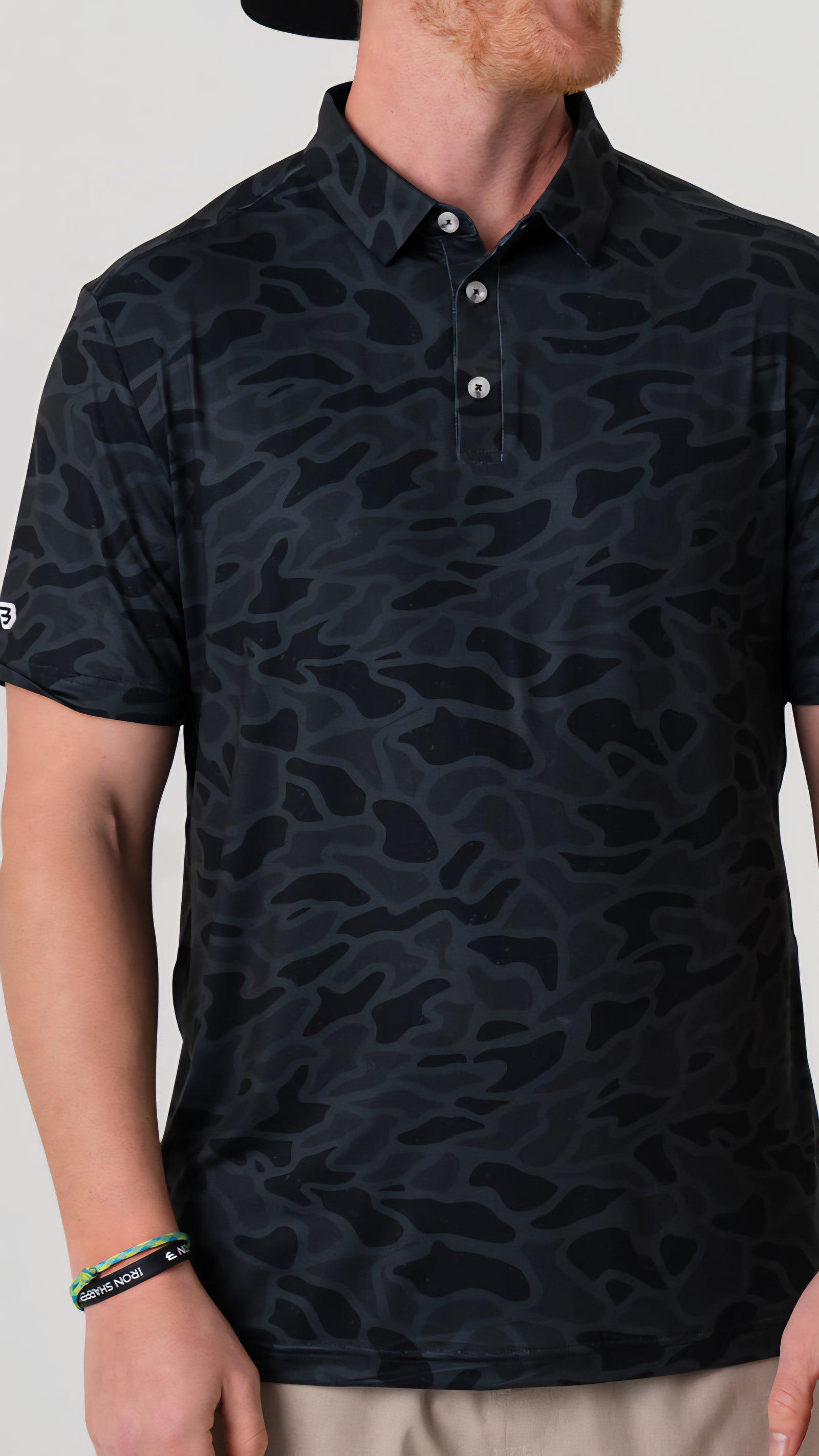 Burlebo Performance Polo - Black Camo