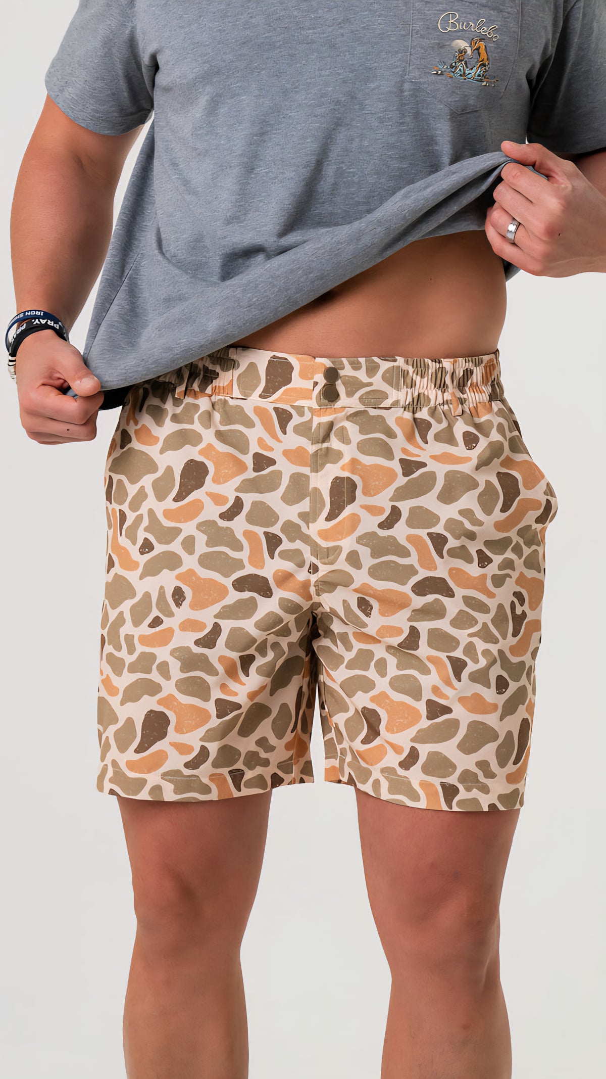 Burlebo Everyday Short Venado Camo Brown Pocket
