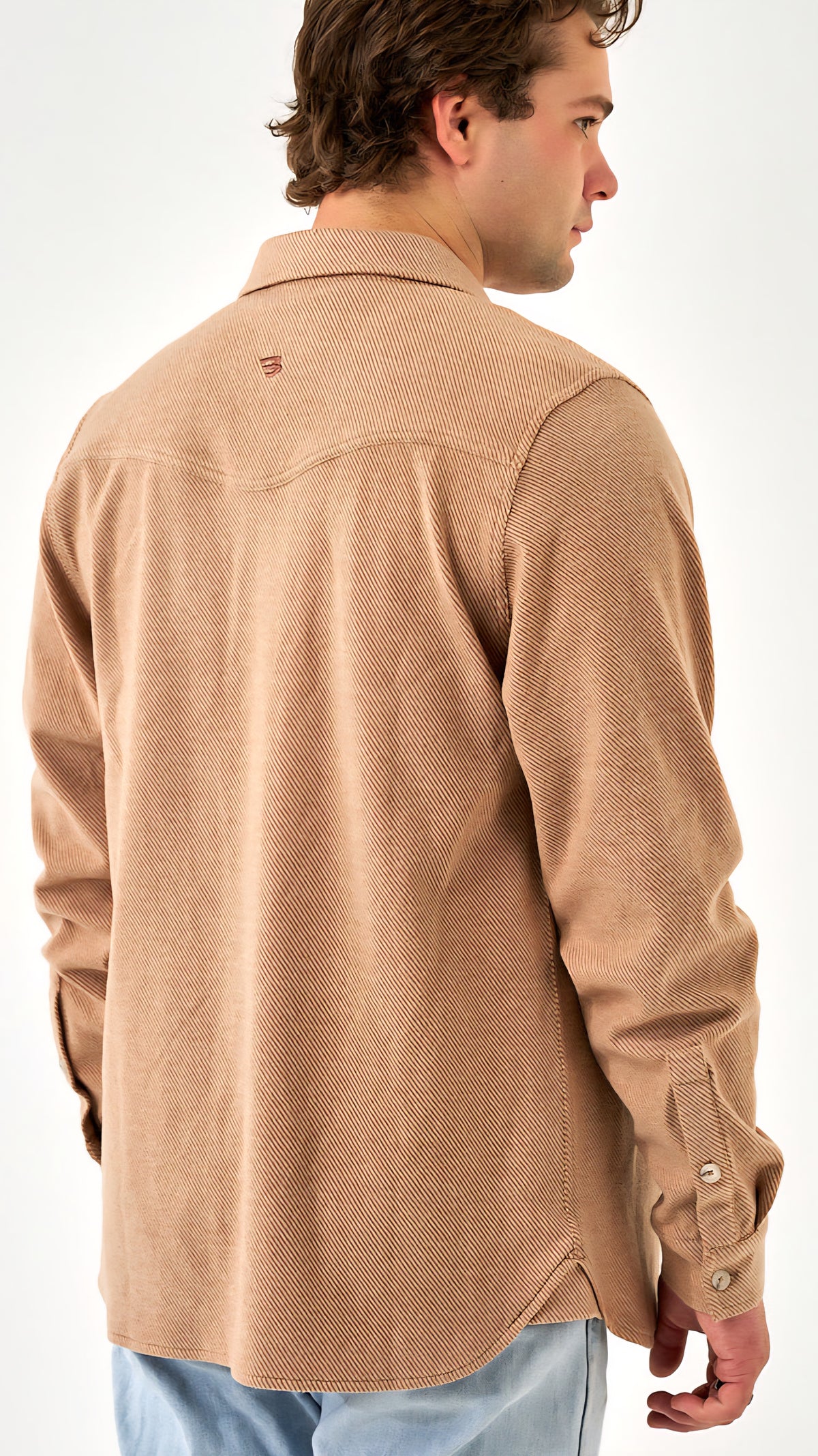 Burlebo Long Sleeve Austin Shirt Khaki