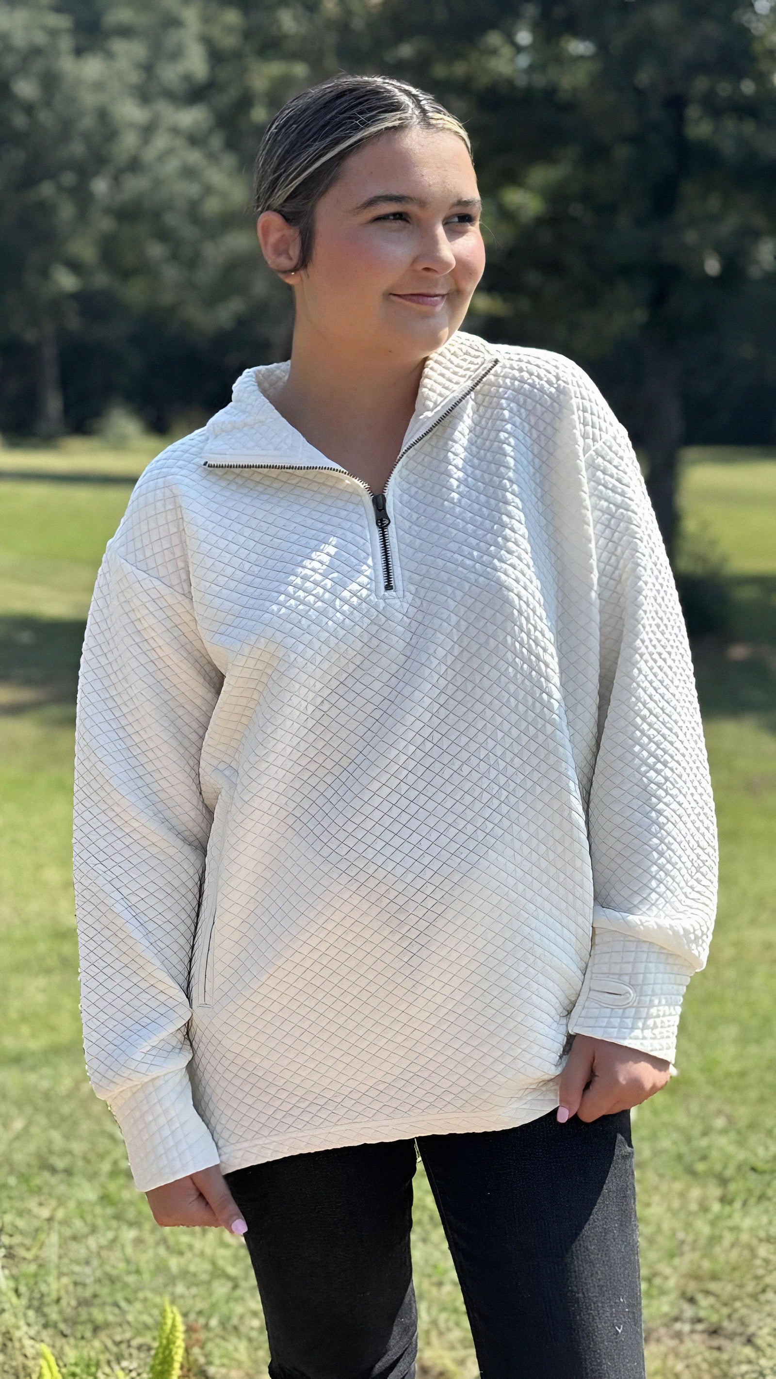 Royce Wallace Quilted Quarter Zip in 2 Colors