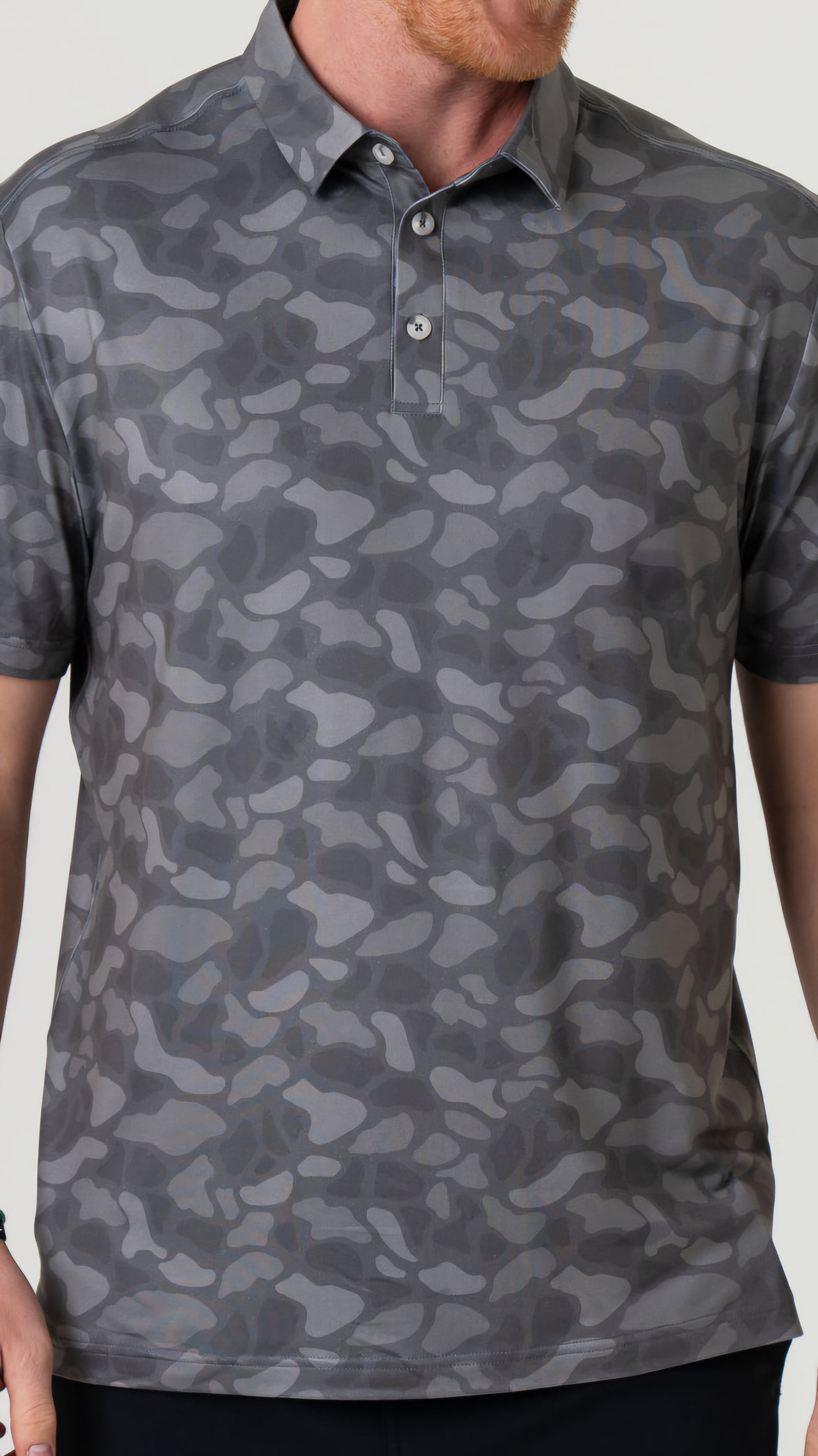 Burlebo Performance Polo - Stone Camo